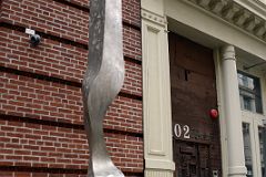 16-1 Undulating Column By Hans Van de Bovenkamp 1977 At 102 Greene St South of Prince St In SoHo New York City.jpg